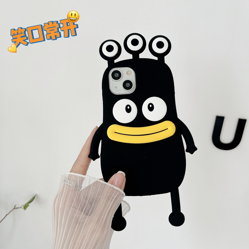 Ốp Điện Thoại Hình Cậu Bé Xúc Xích Ba Mắt Cho Iphone 14 13pro Max11 Pro Max Xs Max X 12 Pro Max