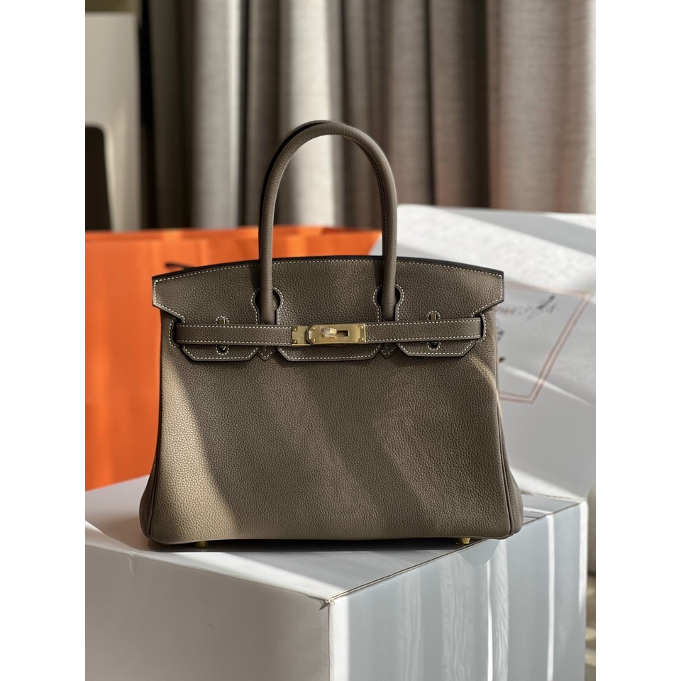 TÚI HERMES BIRKIN KHÂU TAY BÁN THỦ CÔNG GHI TÂY DA TOGO