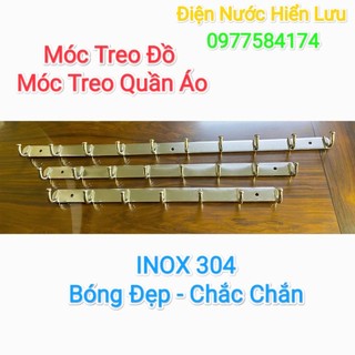 Móc treo quần áo, móc treo đồ gắn tường inox 304