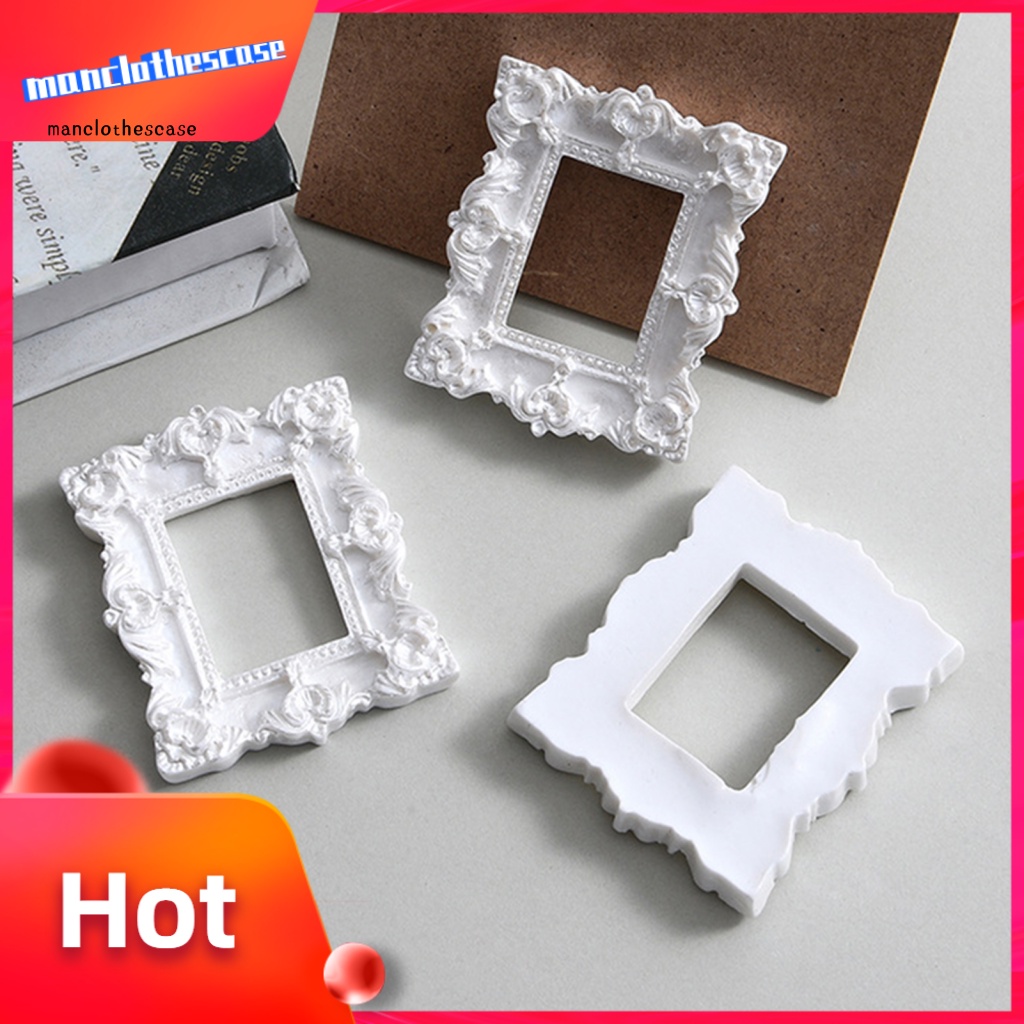 Set 2 Khung Ảnh Để Bàn Bằng Nhựa Resin In Hình Lá Cây