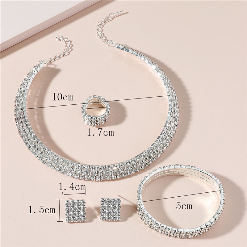 Vòng cổ HợP Kim ĐíNh Đá LấP LáNh Sang TrọNg