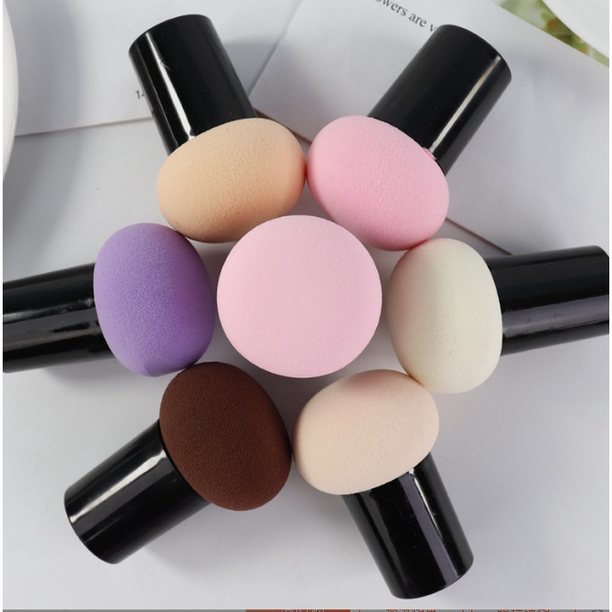 Hộp Mút tán kem nền, phấn trang điểm hình nấm có tay cầm tiện lợi BAG U TKNNAM138