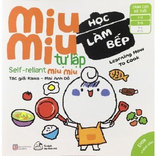 Sách - Ehon song ngữ Miu Miu tự lập - Làm bếp
