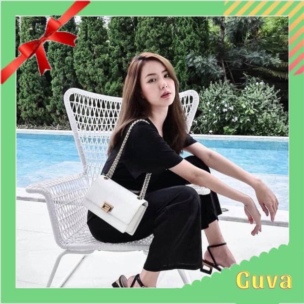 Túi cnk dây xích túi xách nữ đeo chéo hộp da mềm phong cách trẻ trung VG652