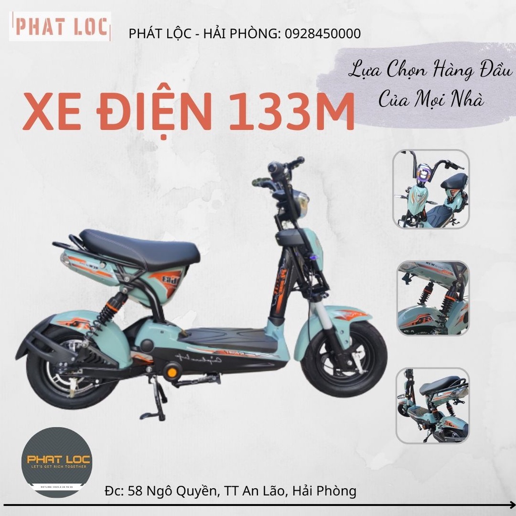 XE ĐIỆN 133M MỚI 100% GIÁ SIÊU RẺ
