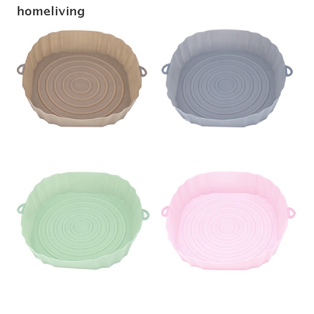 Nồi Chiên Không Dầu Chống Dính Bằng Silicone 18cm Kèm Khay Nướng Tiện Lợi