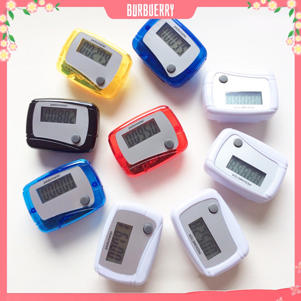 Máy Đếm Bước Chạy Bộ Mini Màn Hình Lcd Tiện Dụng