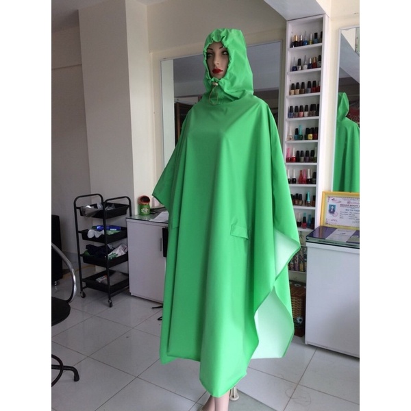 Áo mưa cánh dơi trơn không kính vải tráng mủ Hàn Quốc siêu bền đẹp