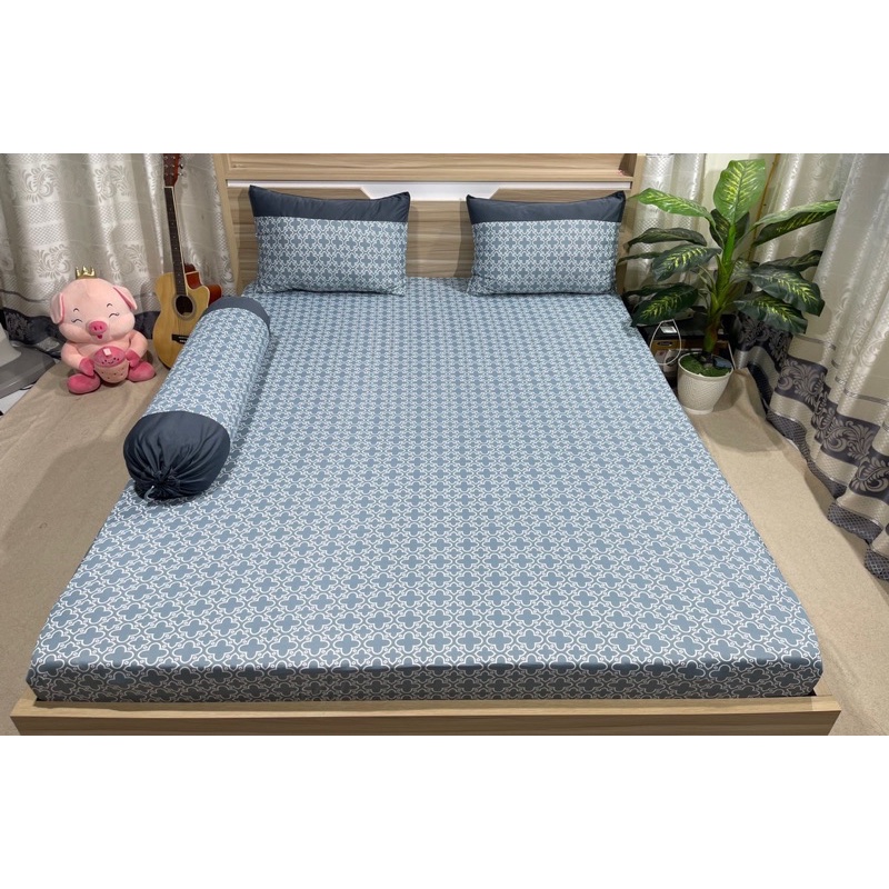 Bộ drap thun hàn quốc 4 món mát mịn
