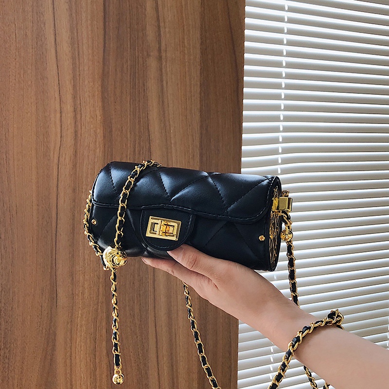 Túi Xách Dây Xích Hình Thoi Nhỏ Đơn Giản Phong Cách retro Mới