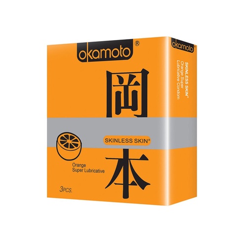 Bao cao su Okamoto Skinless Skin Purity Tinh Khiết không mùi Hộp 10 chiếc SP000529