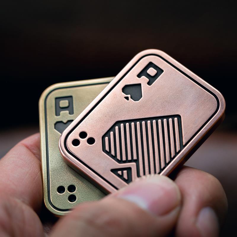 Shuffle Đồ Chơi Fidget Spinner HìNh ĐồNg Xu May MắN EDC AA KK BằNg Kim LoạI Từ TíNh Để BàN GiảM Stress Cho Văn PhòNg