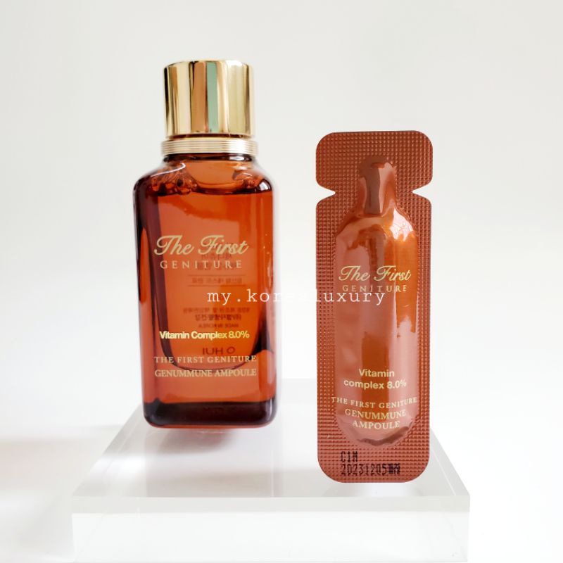 Gói tinh chất làm sáng da và chống lão hóa Vitamin Complex 8.0% Ohui The First Genemune Ampoule
