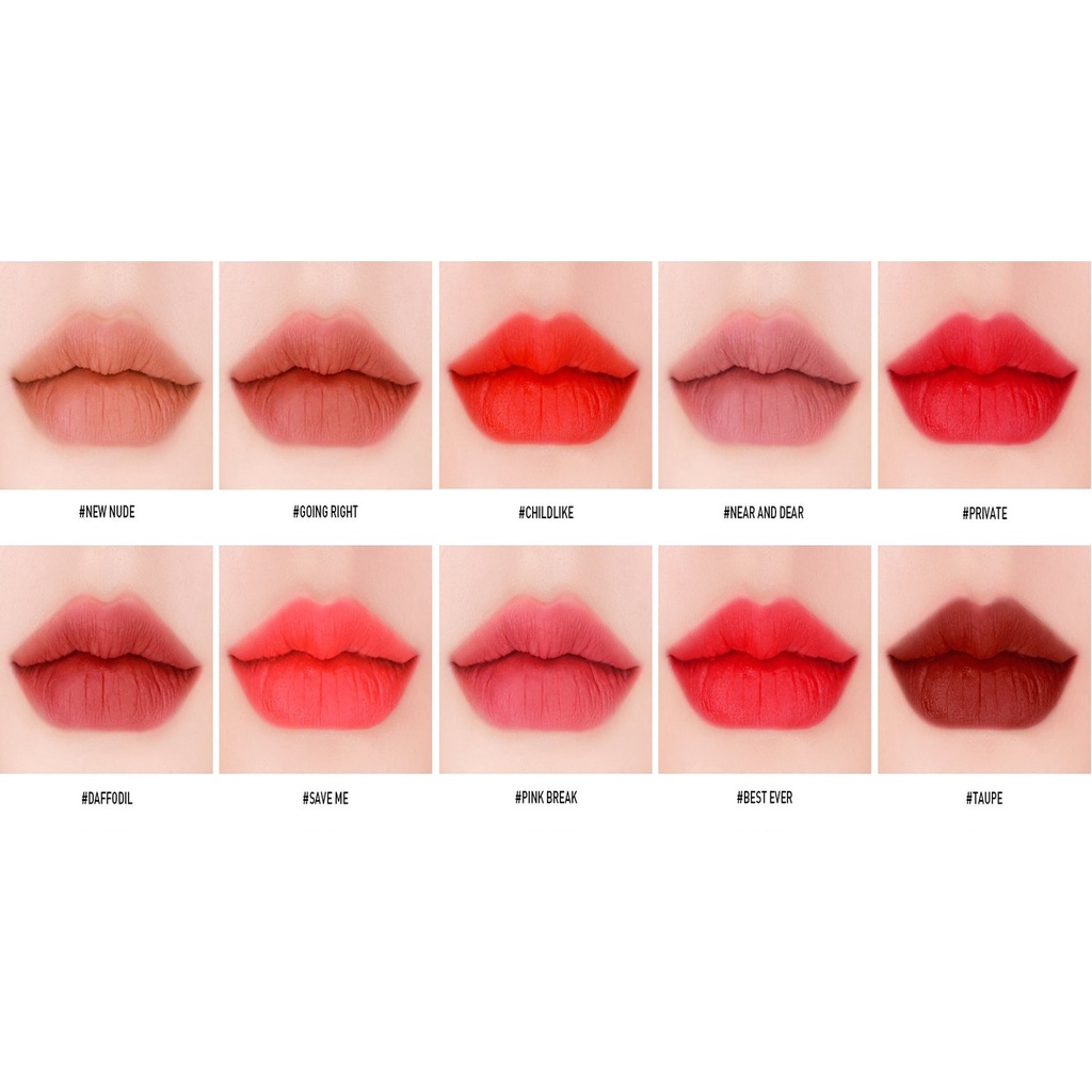 Son Kem Lì 3CE Stylenanda Velvet Lip Tint (4g)