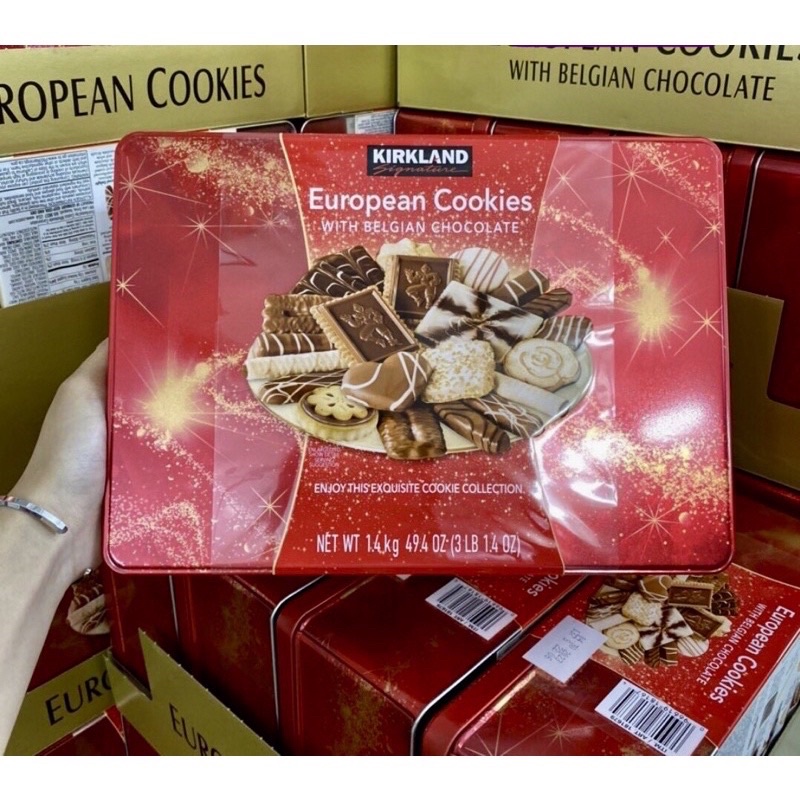 [Hàng Mỹ] Bánh Quy Socola Kirkland European Cookies With Belgian Chocolate