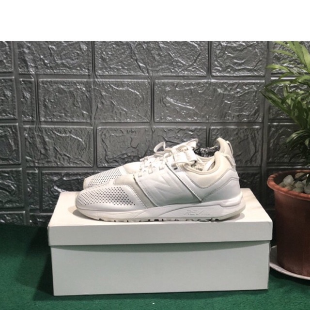 Giày thể thao nữ chính hãng NEW BALANCE 247 LEATHER MRL247LW (WHITE) size 37.5