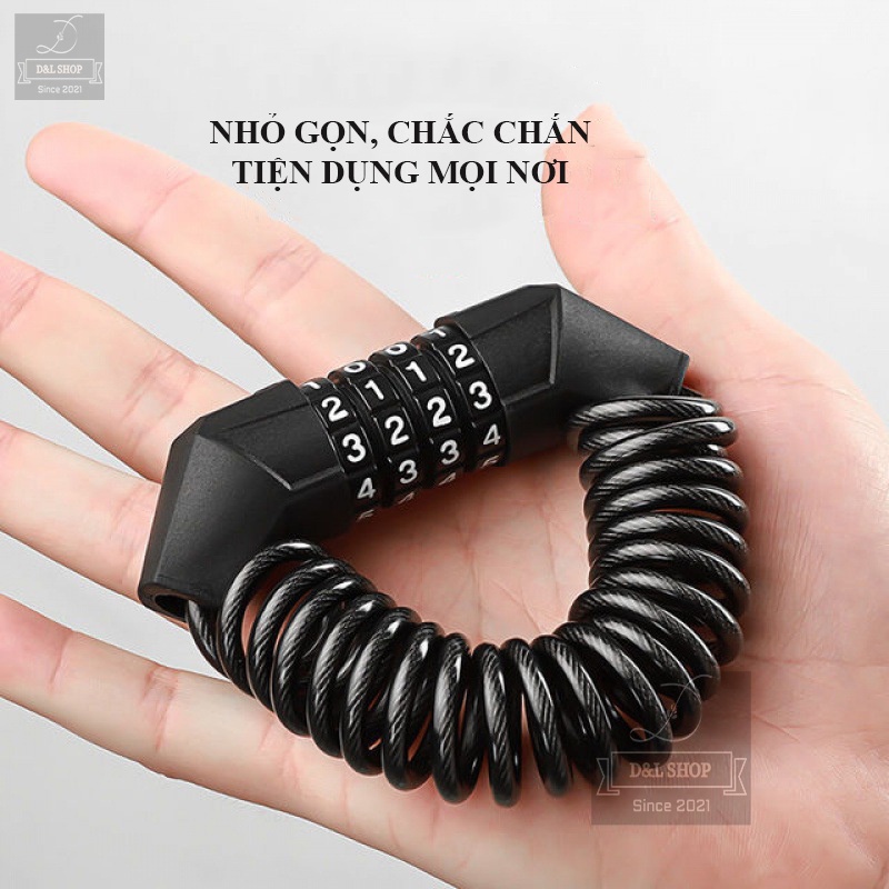 Ổ KHÓA SỐ [Khóa Mật Khẩu - Chống Trộm - Khóa Dây Mũ Bảo Hiểm - Ba Lô - Dây CAP]