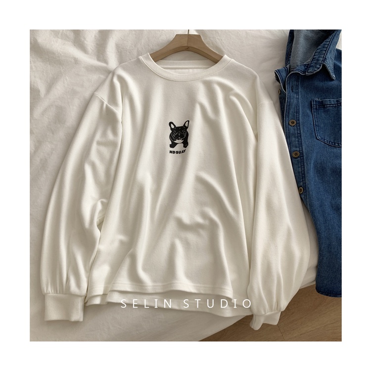 NRVP Áo Thun Nữ Dài Tay Phong Cách Hàn Quốc Mới 2023