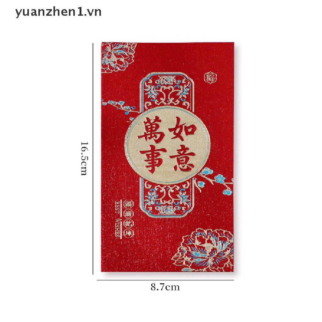 Set 6 Bao Lì Xì Mừng Năm Mới 2023 Hình Thỏ Xinh Xắn