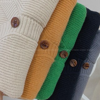 [KC9018] Áo khoác cardigan len trơn form oversize (có sẵn/Ảnh thật)