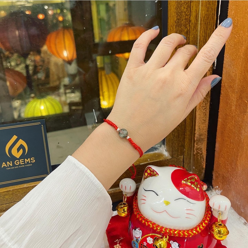 Vòng Tay Chỉ Đỏ T.Anh Tóc Vàng Tóc Đen Hồng Thanh Lịch May Mắn Tài Lộc V04