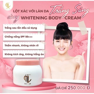 (MUA 1 TẶNG 1) Kem Body Mộc Lan Dưỡng Trắng, Mịn Da