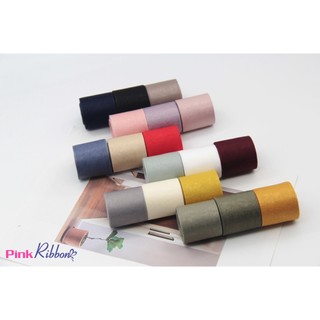 *(GIÁ 2 MÉT) Ruy băng gấm cao cấp size 25-38mm làm nơ tóc, trang trí DIY, decor, gói quà, gói hoa, phụ kiện may mặc