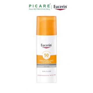 Kem chống nắng chống lão hóa bảo vệ da trước tác hại tia UV Eucerin Sun Fluid Photoaging Control SPF50+ 50ml