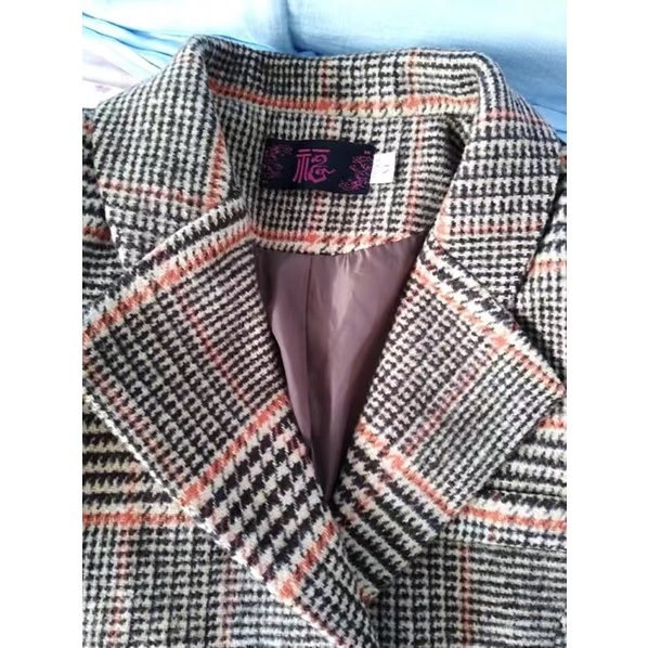 Áo vest dạ kẻ 2 lớp trung niên bigsize 80 kí lô