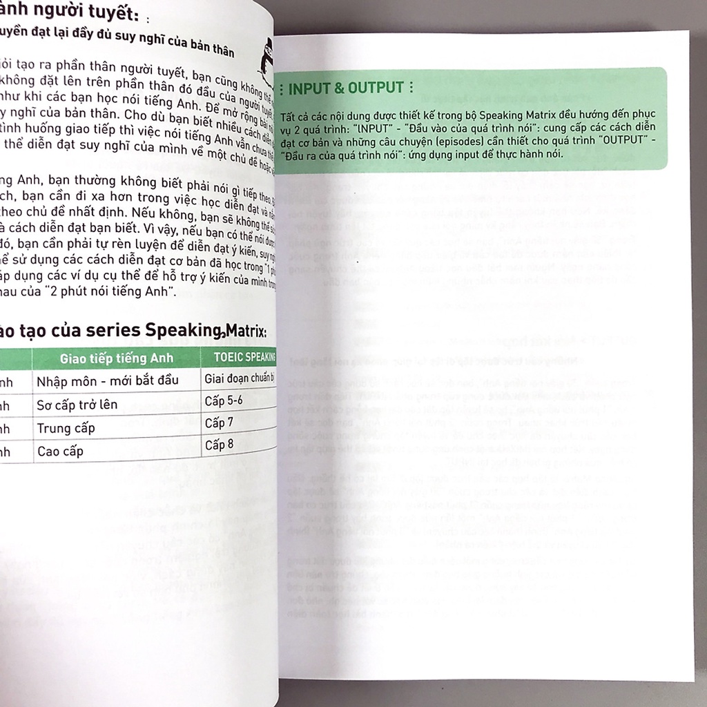 Sách :Speaking Matrix - 30 Giây Nói Tiếng Anh Như Gió