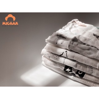 Set 3 khăn mặt muslin tree cho bé