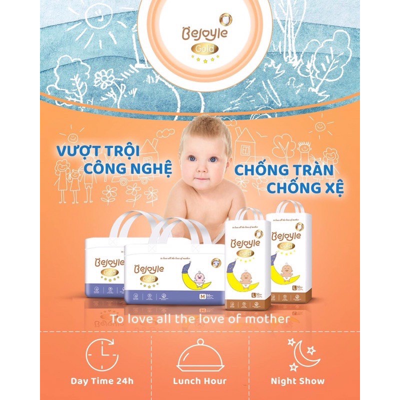 BỈM QUẦN BEJOYLE GOLD S/M/L/XL/XXL/4XL 50 MIẾNG MC BỈM BEJOYLE GOLD