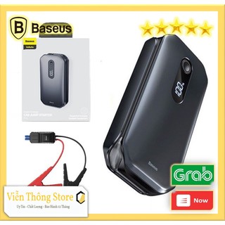 Bộ kích nổ cho ô tô , xe máy kiêm sạc dự phòng baseus crjs01-01 crjs01-01super power car emergecy start power 12000mah