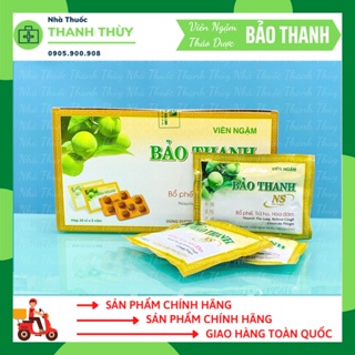 VIÊN NGẬM BẢO THANH - VIÊN NGẬM HO - BỔ PHẾ TRỪ HO LONG ĐỜM VỈ 5 VIÊN