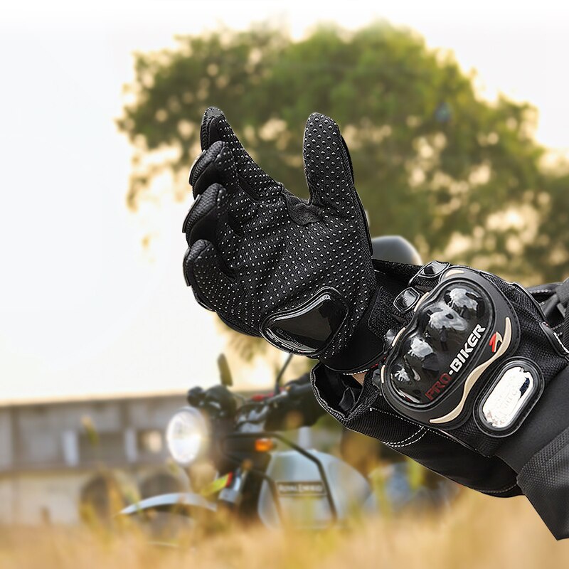 Găng Tay Xe Máy Xe Máy Vải Lưới Thoáng Khí Găng Tay Đi Xe Đạp Đeo Thả Chống Găng Tay Đua Moto Luvas Guantes