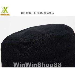 Mũ Bucket Trơn Vành Cụp
