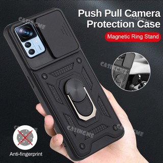 Ốp Điện Thoại Dạng Giáp Chống Sốc Có Vòng Đỡ Nam Châm Cho Xiaomi 12T 12TPro 12 T Xiaomi12T Pro 5G 4G 5G