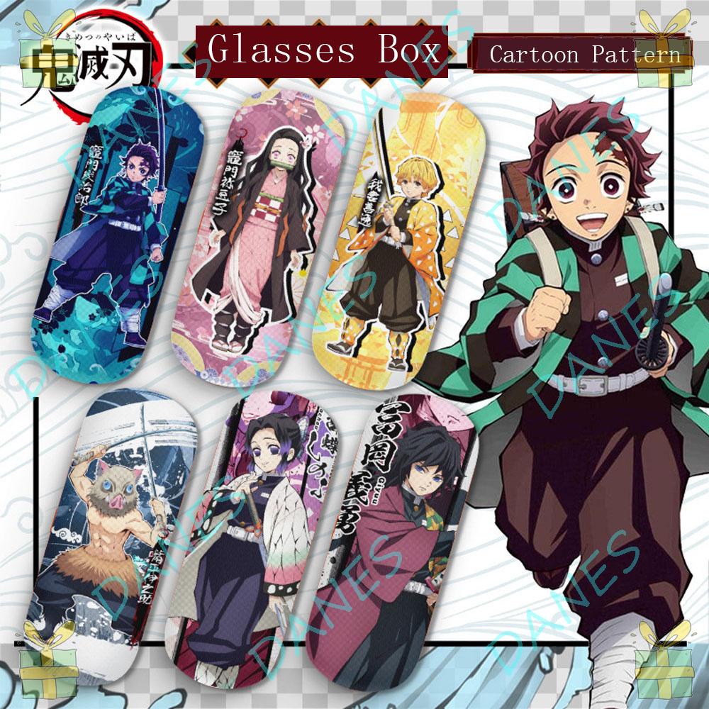 Hộp Đựng Mắt Kính Bằng Da Họa Tiết Demon Slayer Kamado Tanjirou Anime Kimetsu No Yaiba