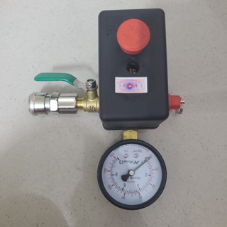  BỘ 5 MÓN RƠ LE ĐỒNG HỒ MÁY NÉN KHÍ DÙNG CHO MÁY HƠI 