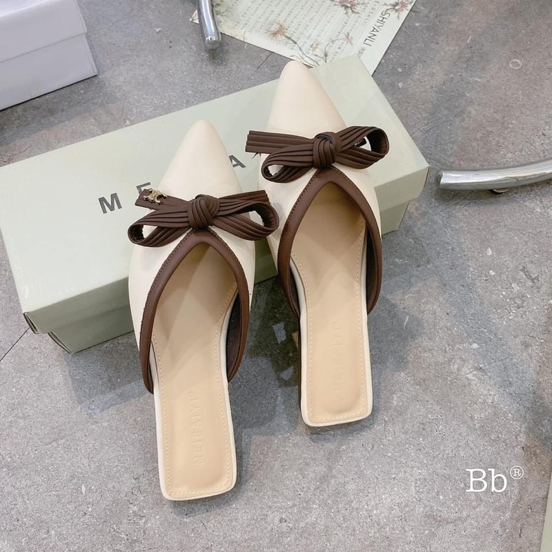 DÉP SỤC NƠ mũi nhọn dễ phối đồ HOT LẮM(tặng quà) PHOM BÉ