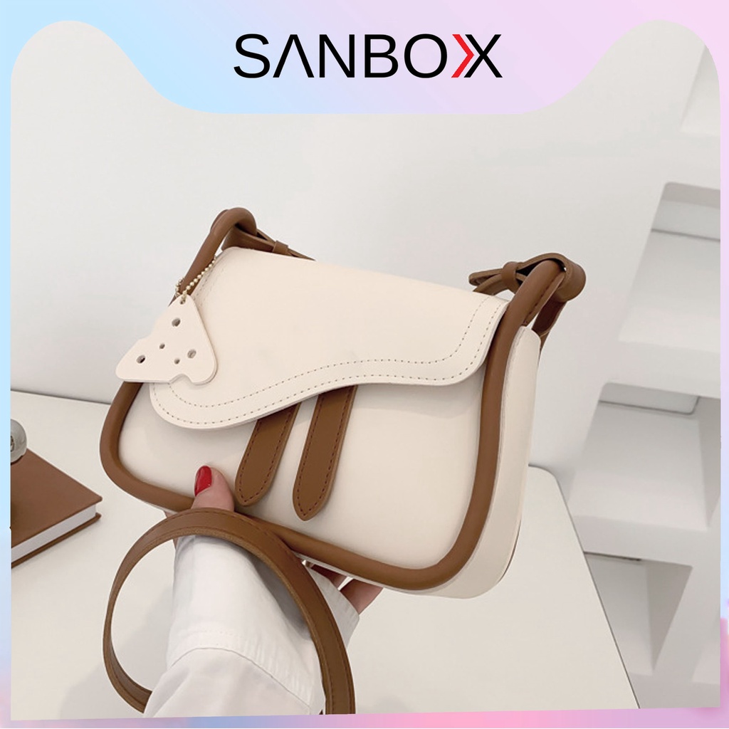 Túi xách nữ đeo chéo giá rẻ thời trang quảng châu Sanbox Shop dây da đeo vai tiện lợi sang chảnh