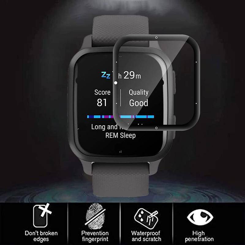 Phim Dán 3D Bảo Vệ Màn Hình Chống Trầy Cho Garmin Venu SQ 2 2s Music Vivoactive 4 4S HD Garmin Forerunner 955 245 945 255 255s