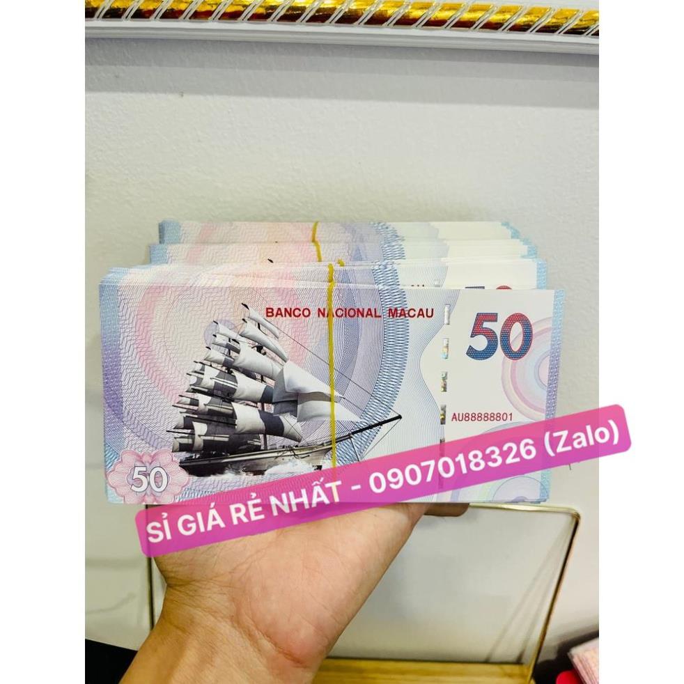 Tờ Tiền Kỉ Niệm Thuận Buồm Xuôi Gió Của Macao, Có Bảo An Siêu Đẹp - Phong Thủy May Mắn