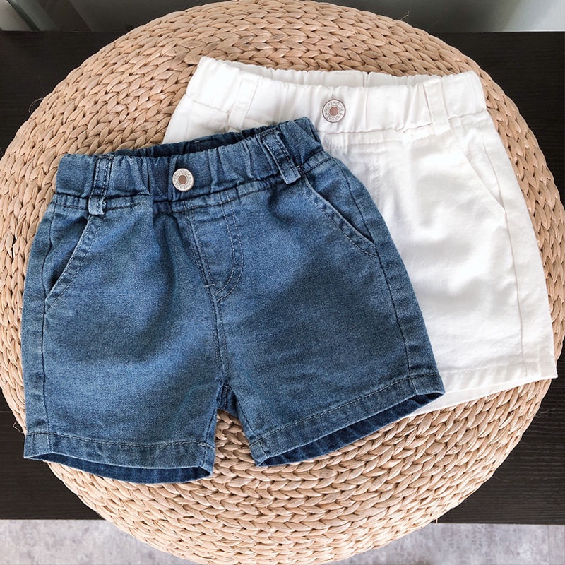 Quần Short denim Ống Rộng Thời Trang Dành Cho Bé