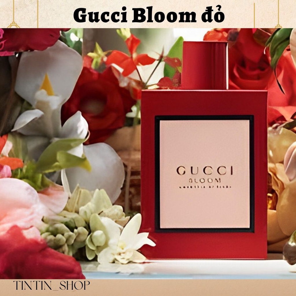 Nước hoa nữ Gucci Bloom đỏ Ambrosia Di Fiori sang trọng, quyến rũ đầy tinh tế  - TinTinShop