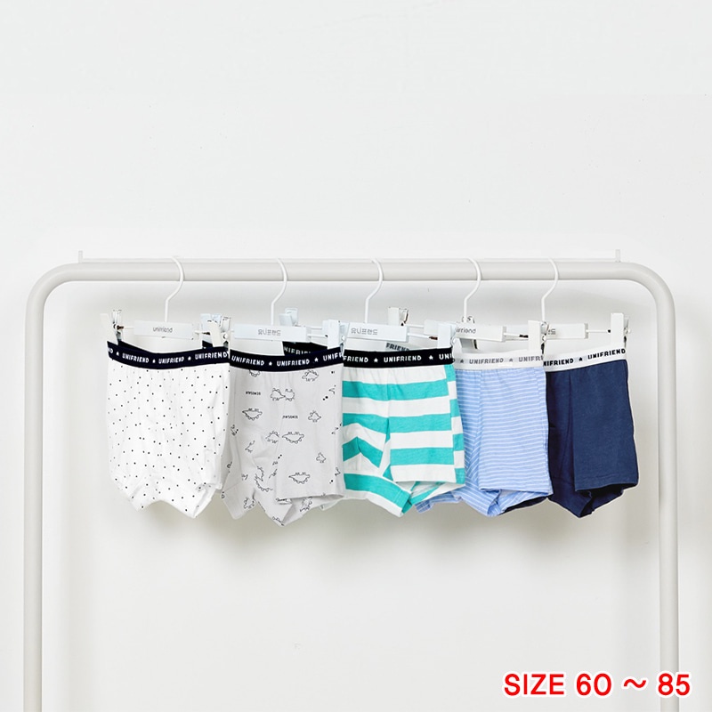 Set quần chip đùi cotton spandex cho bé trai Unifriend Hàn Quốc