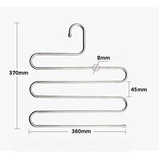 📛FREESHIP📛 Combo 5 Móc treo quần inox 5 tầng tiết kiệm không gian