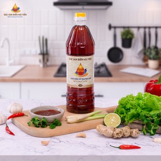 NƯỚC MẮM CỐT thùng 4 chai 1 Lít 100% TỰ NHIÊN - NGUYÊN CHẤT - FEEDBACK TỐT