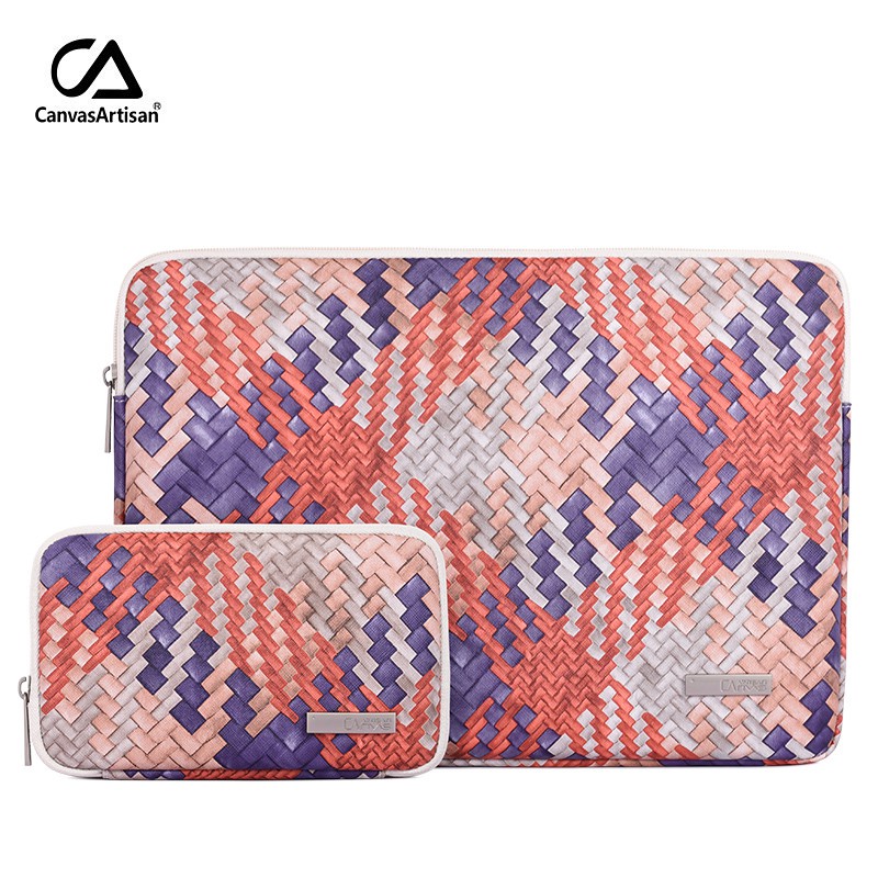 Túi Da Canvas Đựng Laptop Chống Nước Nhiều Màu Sắc Cho Macbook Air Pro 11 / 12 / 13 / 14 / 15 inch