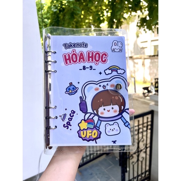 Sổ giấy binder, lò xo hoá 8,9